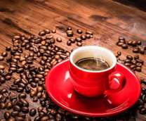 Горячий и крепкий кофе