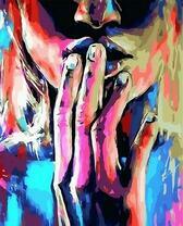 Красочная девушка