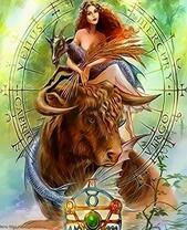 Большой бык, девушка и коза