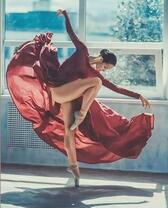 Изящная стойка балерины