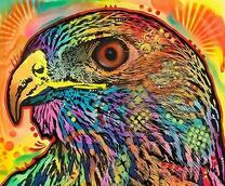 Яркие перья орла