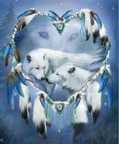 Белые волки в обереге