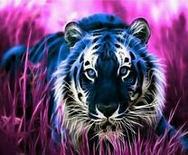 Образ тигра в траве