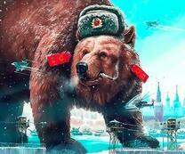 Большой медведь в Москве