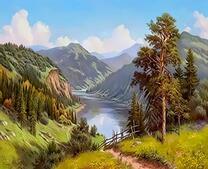 Горная тропинка к реке