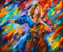 Девушка играет на виолончели