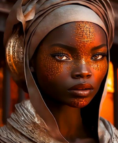 Портрет красивой девушки