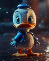 Мультяшный утёнок