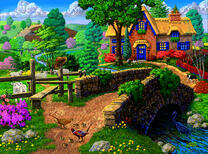 Каменный мостик к дому