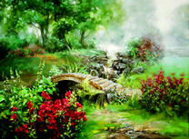 Мостик через небольшую реку