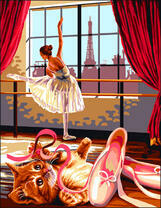 Балерина и котенок в Париже