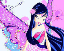 Фея с розовыми крылышками