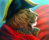 Лев в наполеоновской шляпе