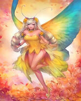 Фея  голубыми крылышками