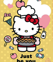 Китти с пирогом