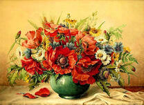 Букет с маками