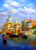 Лодочки плавают по воде