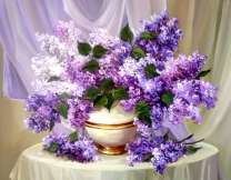 Сирень в вазе