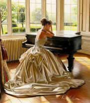 Девушка у рояля