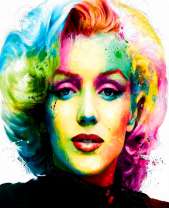 Мерлин Монро и цвета радуги