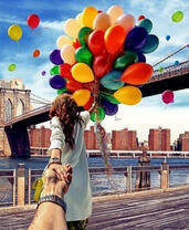 Следуй за мной. Бруклинский мост в Нью-Йорке