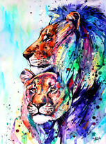 Гордые львы