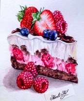 Ягодное пирожное