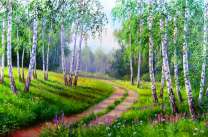 Тропка через рощу