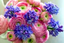 Розы и сирень в прекрасном букете