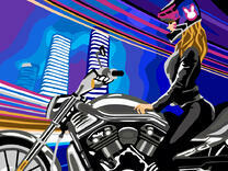 Изящная байкер