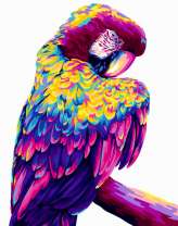 Попугай поп-арт