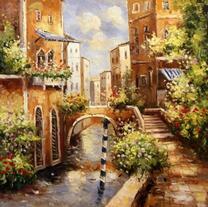 Дорожка вдоль речной улицы