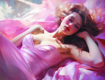 Дама в розовом