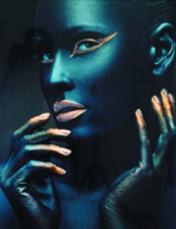 Макияж золотом