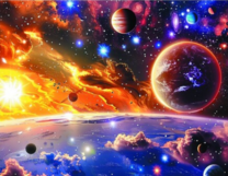 Прекрасная звездная галактика