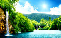 Водопады в тихом месте