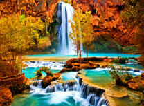 Водопады в Китае