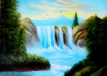 Красота водопада