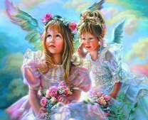 Милые ангелочки-девочки