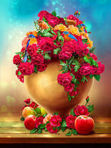 Розы, яблоки и птицы