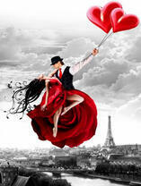 Полет на воздушных шариках над Парижем