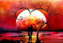 Любовь, луна и озеро