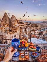 Ужин на крыше с видом на парад шаров