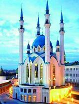 Ночная подсветка мечети Кул-Шариф