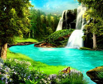 Райский водопад