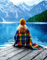 Релакс у горного озера