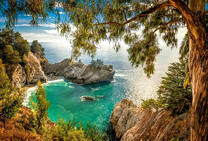 Парк штата Джулия Пфеиффер Бернс в Калифорнии