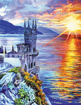 Закат с видом на Ласточкино гнездо