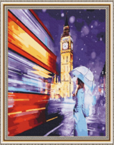 Ночной дождливый Лондон