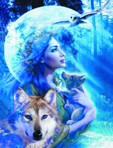 Мать леса, волки и филин
